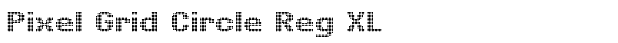 Pixel Grid Circle Reg XL image